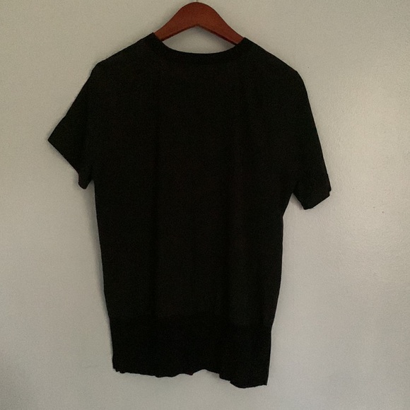 EUC Athleta Zephyr Tee Shirt Ribbed Aplit Hem Sophisticated Lightweight Top - Picture 6 of 8